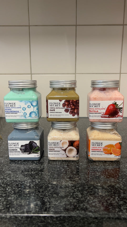 12 Flower Secret Body Scrubs