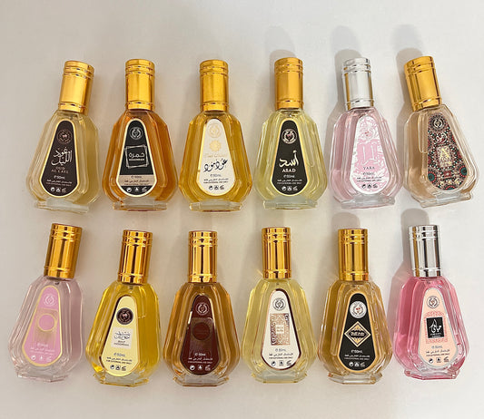 12 Arab 50mls Perfumes